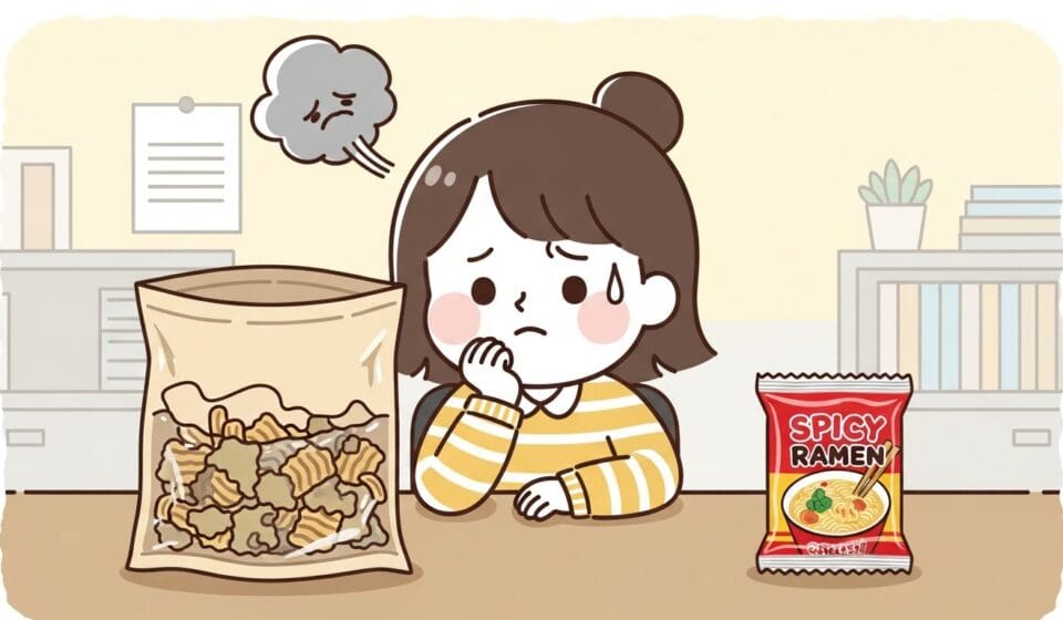 맥주 안주 추천: 에낙 스파이시 레벨3 라면과자 솔직 후기