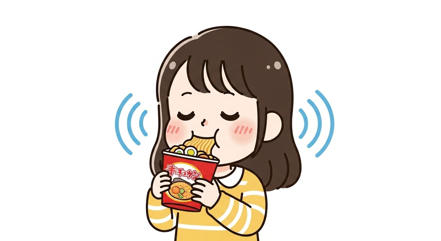 바삭한-식감에-스트레스가-해소된-듯-상쾌한-표정을-짓는-캐릭터