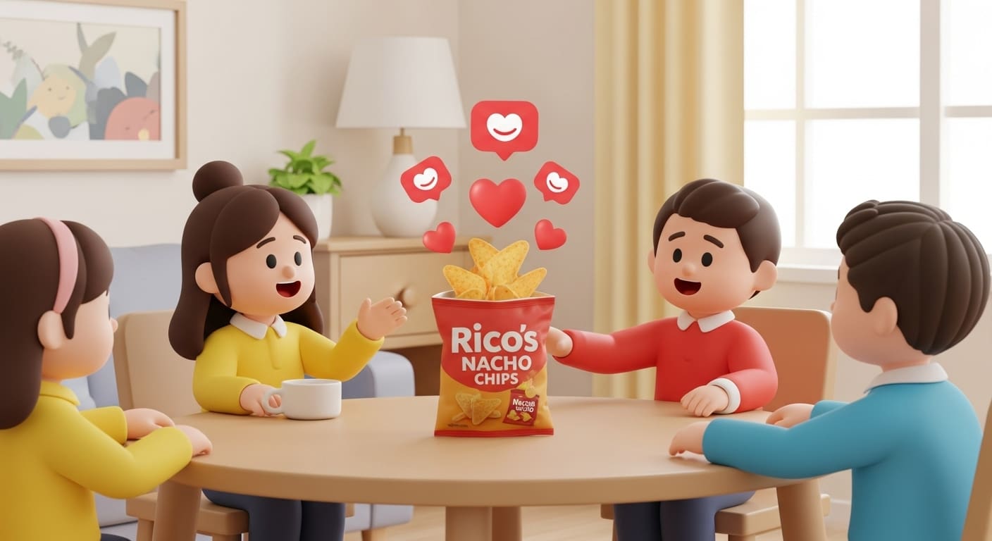 시원한-맥주-잔과-함께-아늑한-분위기에서-나쵸칩을-즐기는-모습