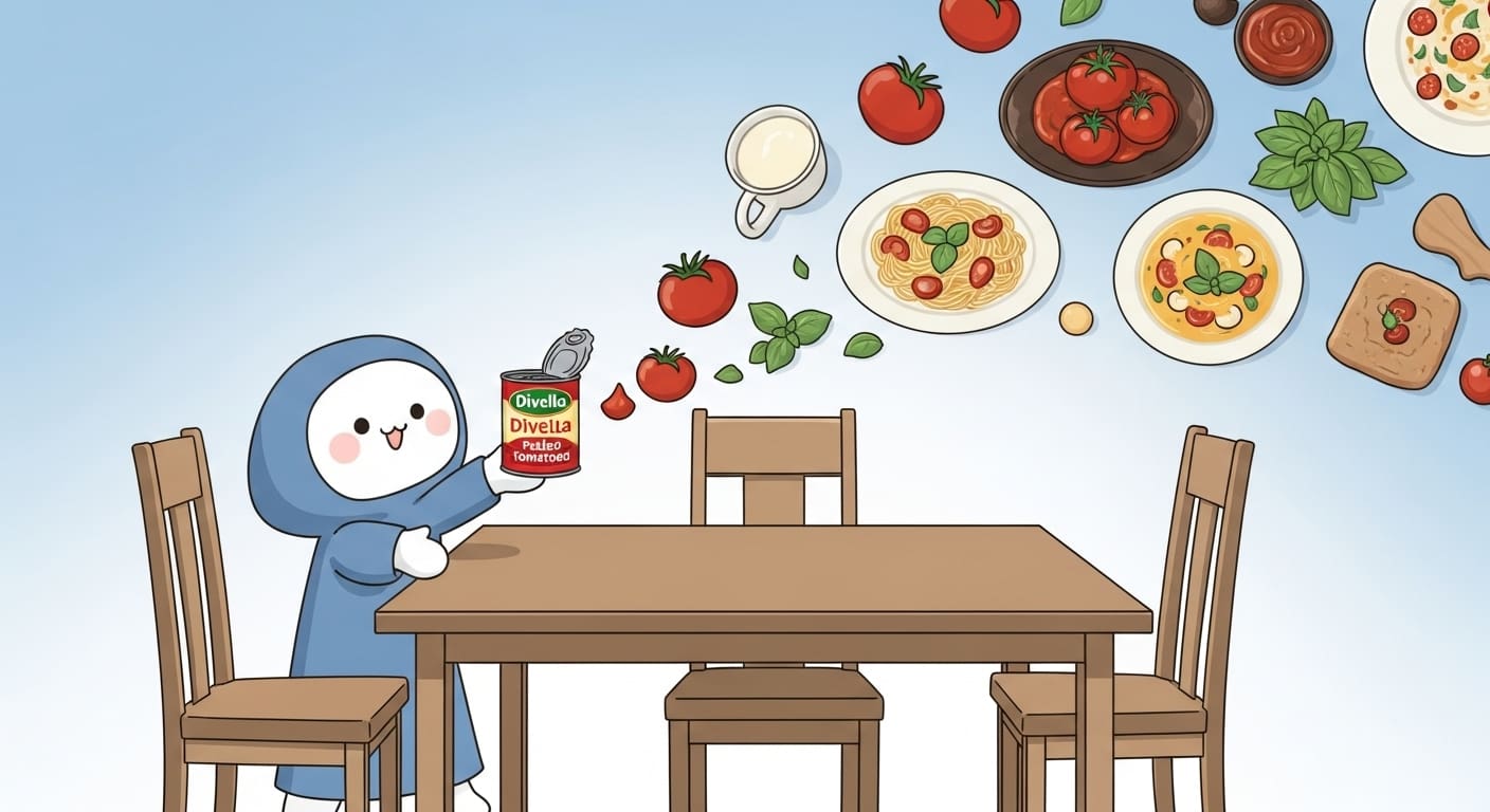 홀토마토의-마법으로-활기차고-풍성한-요리들로-가득-찬-식탁
