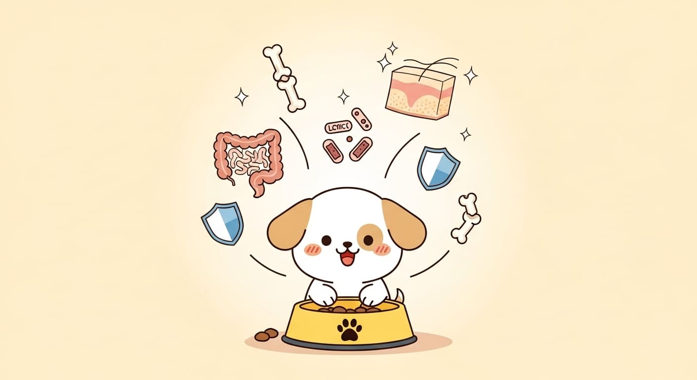 밥그릇에서-관절,-장,-피부,-면역-아이콘이-솟아나는-모습