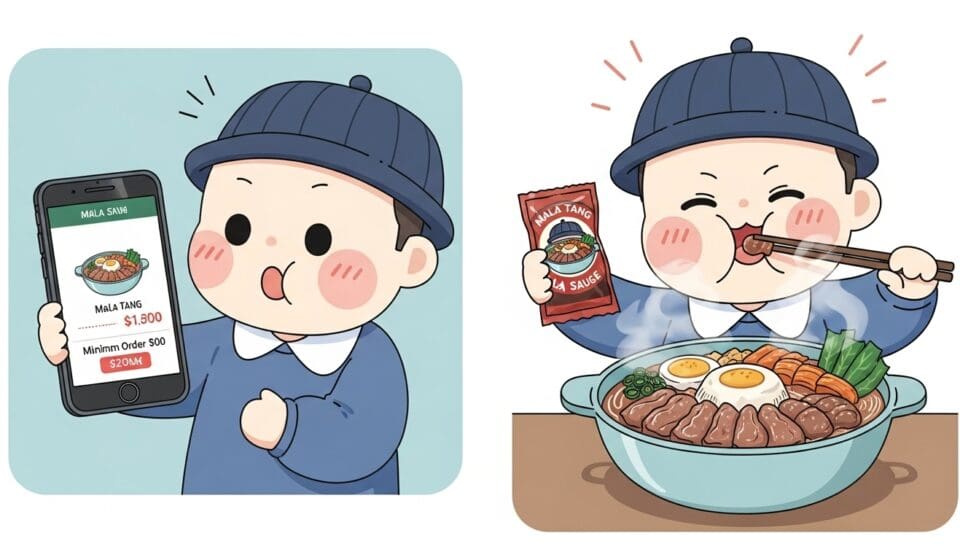 이금기 훠궈 마라탕 소스 70g: 솔직 후기, 집에서 마라탕 만들기, 1인분 소스