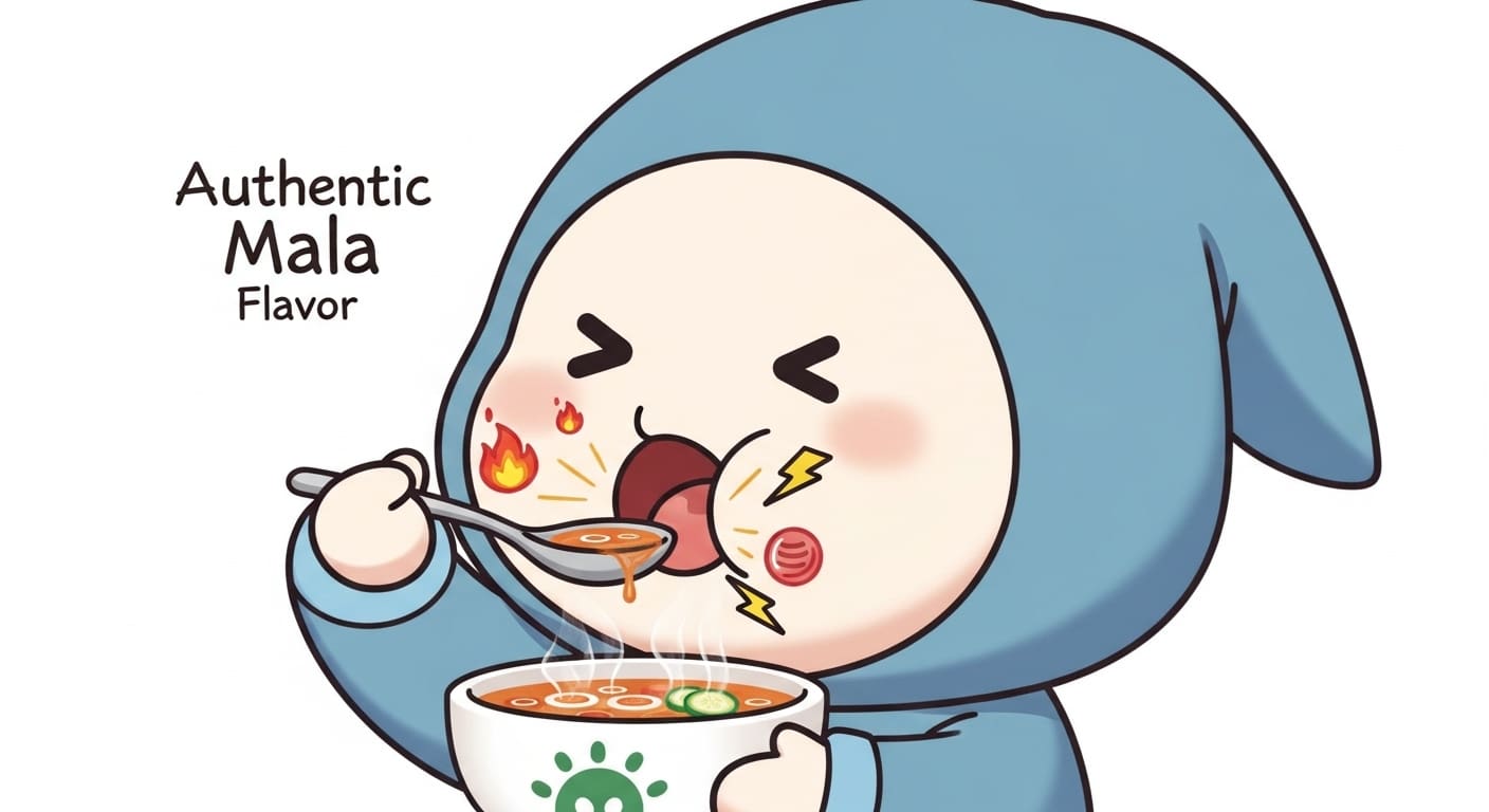 마라탕-국물을-한-입-떠먹는-캐릭터의-모습