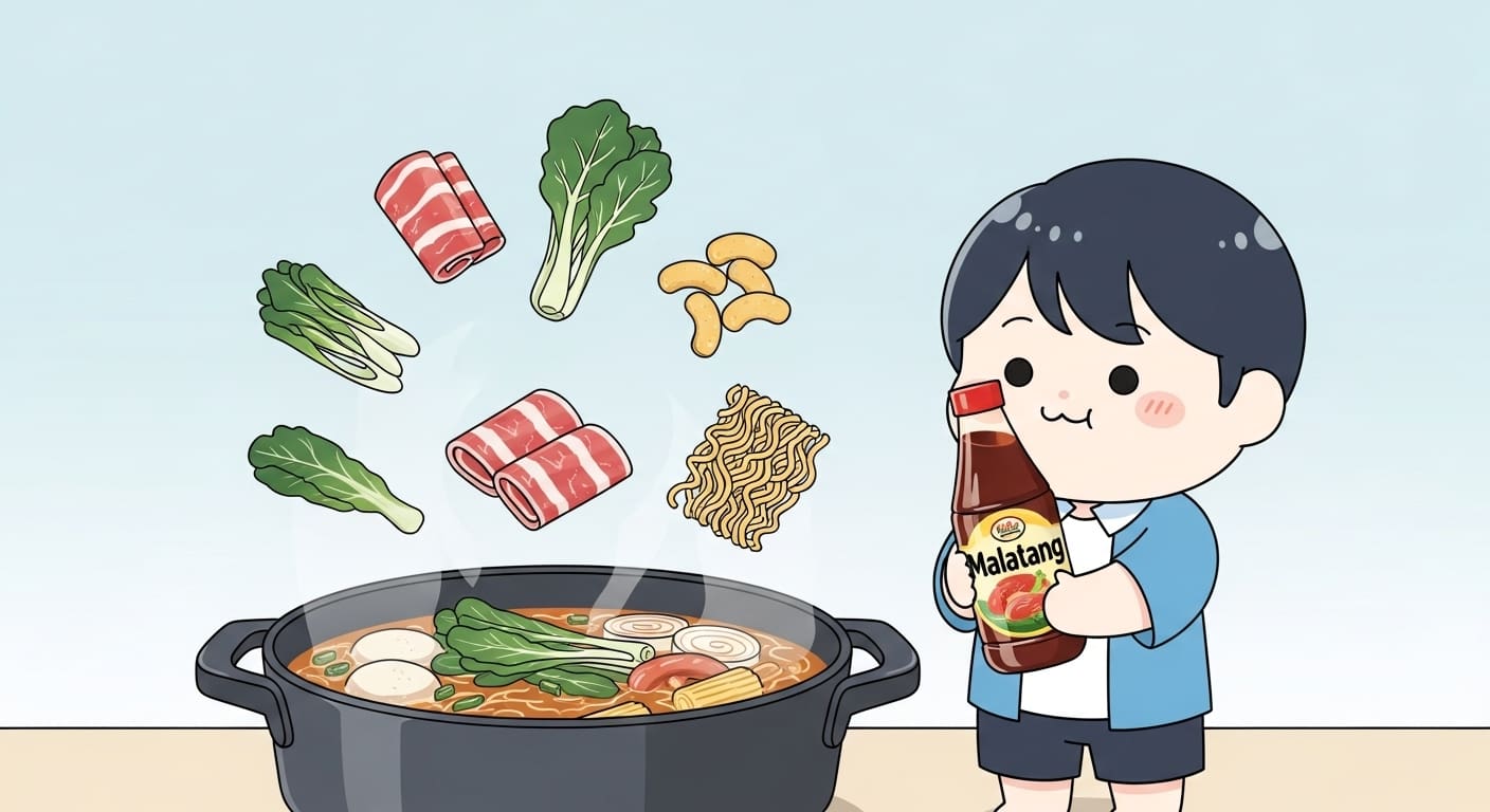 캐릭터의-취향에-맞게-재료들이-조절되는-것처럼-보이는-마라탕-냄비