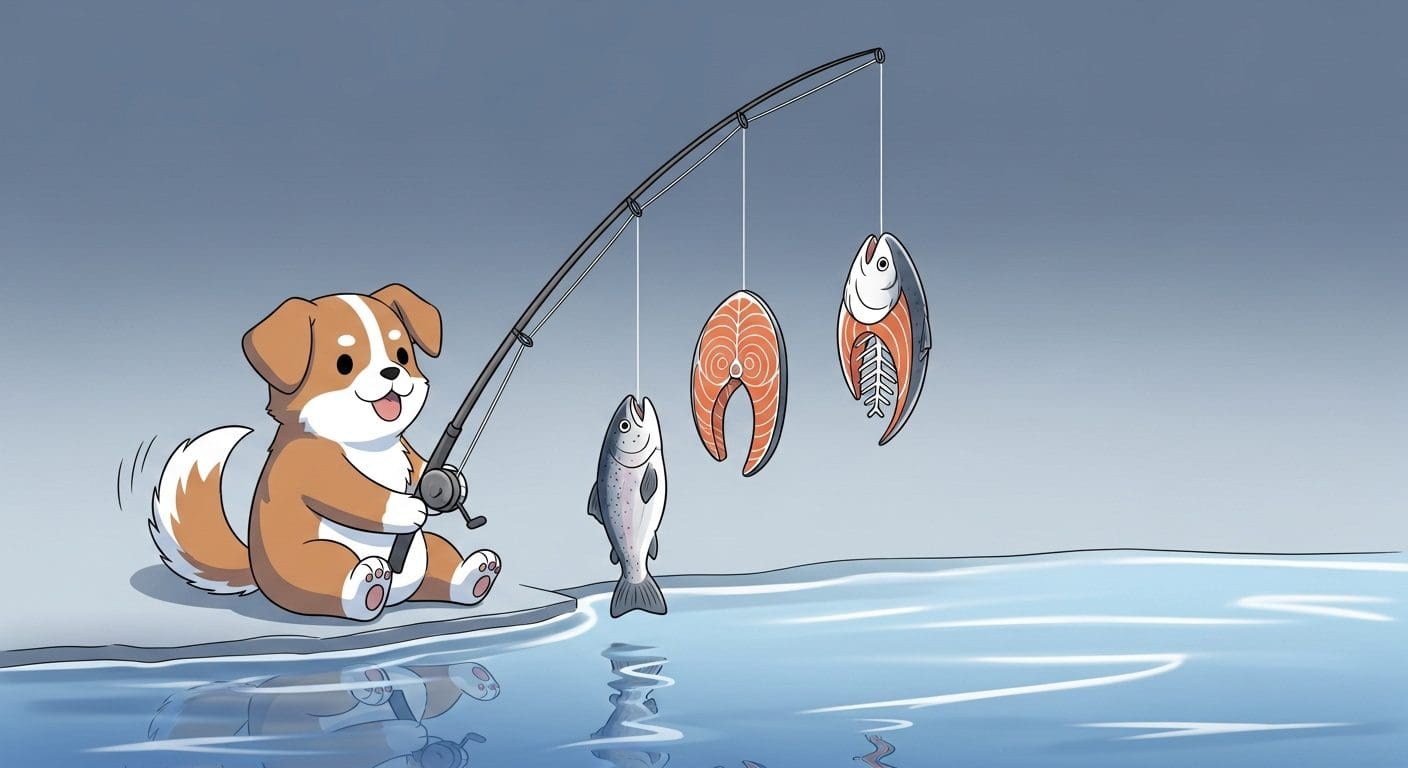 싹싹-비운-밥그릇-옆에서-행복한-표정을-짓는-강아지-캐릭터