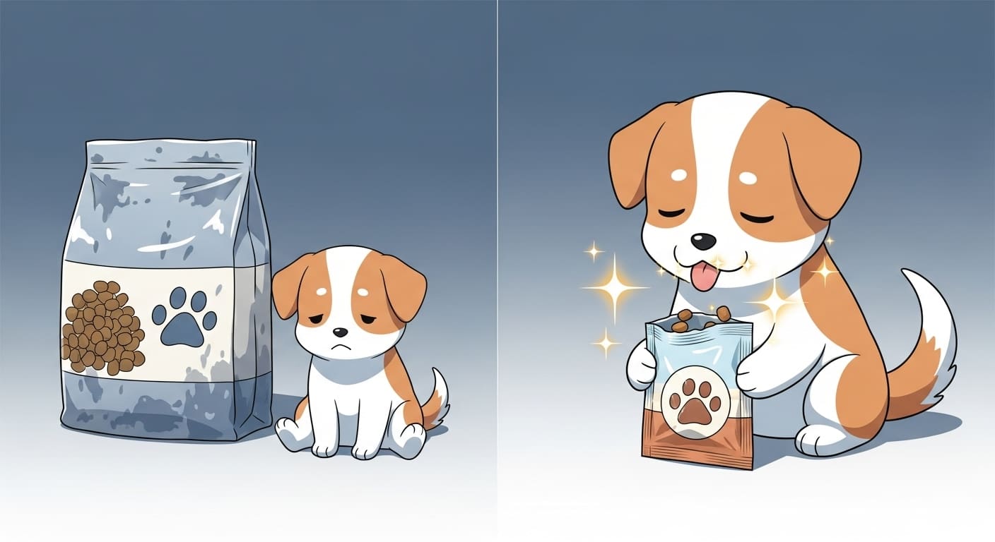 커다란-연어-단백질-아이콘이-작게-분해되는-모습