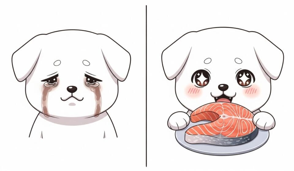 탐사 6free 강아지 사료 연어 레시피 3kg: 눈물, 알러지 후기 및 성분 분석